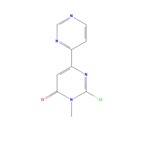 2-chloro-3-methyl-6-pyrimidin-4-ylpyrimidin-4-one (CAS: 503860-54-6) - Related Chemical Product