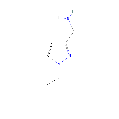 (1-propylpyrazol-3-yl)methanamine (CAS: 1006333-47-6) - Related Chemical Product