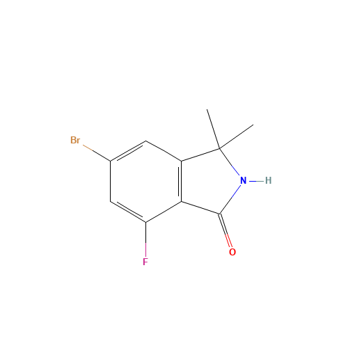 5-bromo-7-fluoro-3,3-dimethyl-2H-isoindol-1-one (CAS: 1253792-10-7) - Related Chemical Product