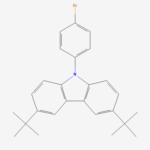 9-(4-bromophenyl)-3,6-ditert-butylcarbazole (CAS: 601454-33-5) - Related Chemical Product