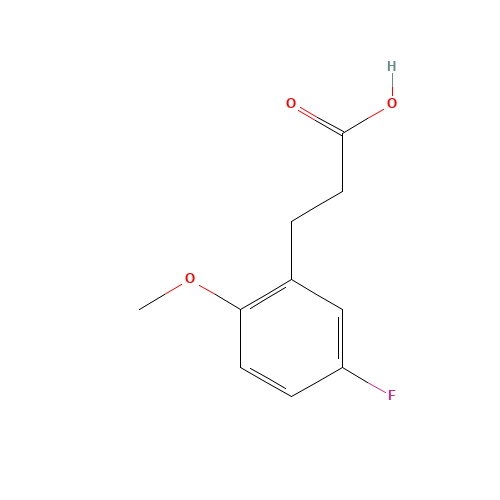 3-(5-fluoro-2-methoxyphenyl)propanoic acid (CAS: 900021-53-6) - Related Chemical Product