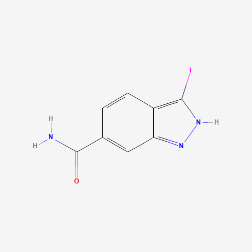 3-iodo-2H-indazole-6-carboxamide (CAS: 906000-45-1) - Related Chemical Product