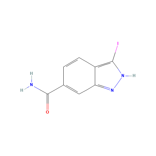 3-iodo-2H-indazole-6-carboxamide (CAS: 906000-45-1) - Related Chemical Product