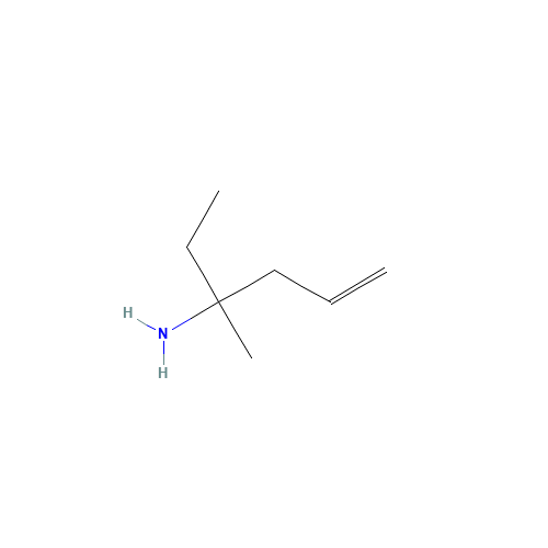 3-methylhex-5-en-3-amine (CAS: 1226997-27-8) - Chemical Structure and Molecular Formula 