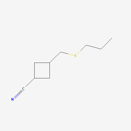 3-(propylsulfanylmethyl)cyclobutane-1-carbonitrile (CAS: 938064-79-0) - Related Chemical Product