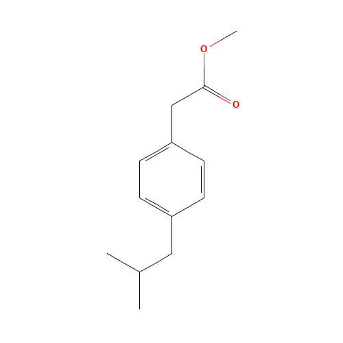 methyl 2-[4-(2-methylpropyl)phenyl]acetate (CAS: 61566-33-4) - Related Chemical Product