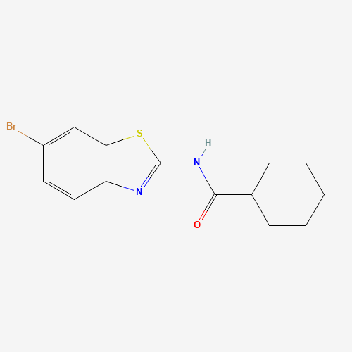 N-(6-bromo-1,3-benzothiazol-2-yl)cyclohexanecarboxamide (CAS: 476280-90-7) - Related Chemical Product