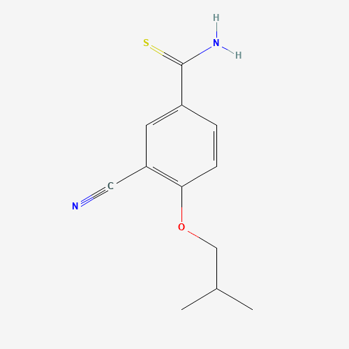 3-cyano-4-(2-methylpropoxy)benzenecarbothioamide (CAS: 163597-57-7) - Related Chemical Product
