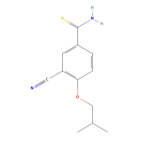3-cyano-4-(2-methylpropoxy)benzenecarbothioamide (CAS: 163597-57-7) - Related Chemical Product