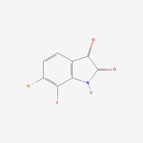 6-bromo-7-fluoro-1H-indole-2,3-dione (CAS: 1336963-95-1) - Related Chemical Product