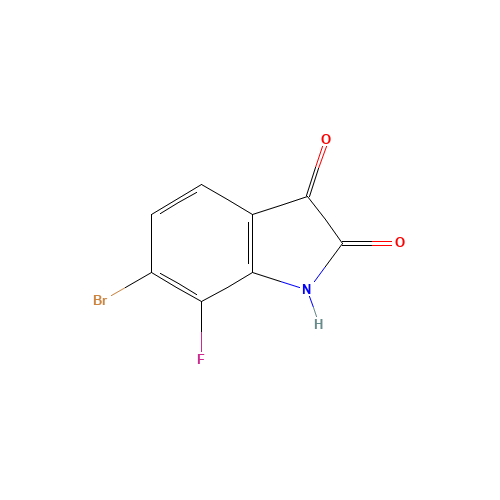6-bromo-7-fluoro-1H-indole-2,3-dione (CAS: 1336963-95-1) - Related Chemical Product