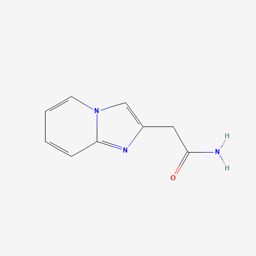 2-imidazo[1,2-a]pyridin-2-ylacetamide (CAS: 21755-36-2) - Chemical Structure and Molecular Formula 