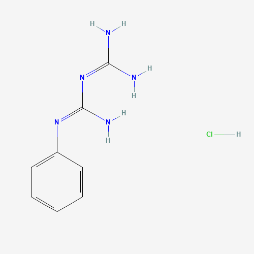 1-(diaminomethylidene)-2-phenylguanidine;hydrochloride (CAS: 55-57-2) - Related Chemical Product