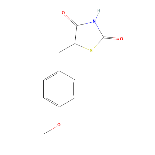 5-[(4-methoxyphenyl)methyl]-1,3-thiazolidine-2,4-dione (CAS: 184840-77-5) - Related Chemical Product