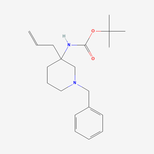tert-butyl N-(1-benzyl-3-prop-2-enylpiperidin-3-yl)carbamate (CAS: 1443741-62-5) - Related Chemical Product