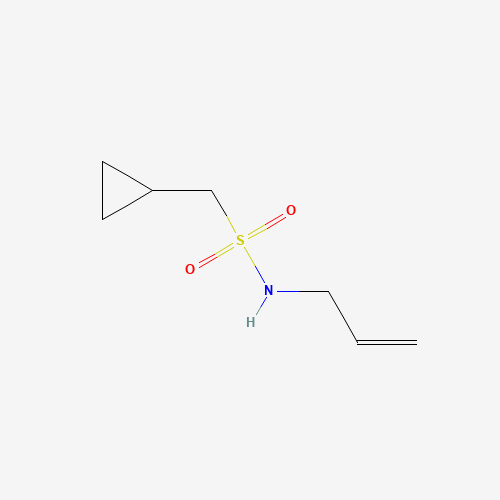 1-cyclopropyl-N-prop-2-enylmethanesulfonamide (CAS: 1273571-82-6) - Chemical Structure and Molecular Formula 