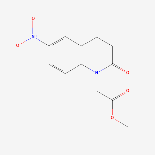 methyl 2-(6-nitro-2-oxo-3,4-dihydroquinolin-1-yl)acetate (CAS: 196204-15-6) - Related Chemical Product