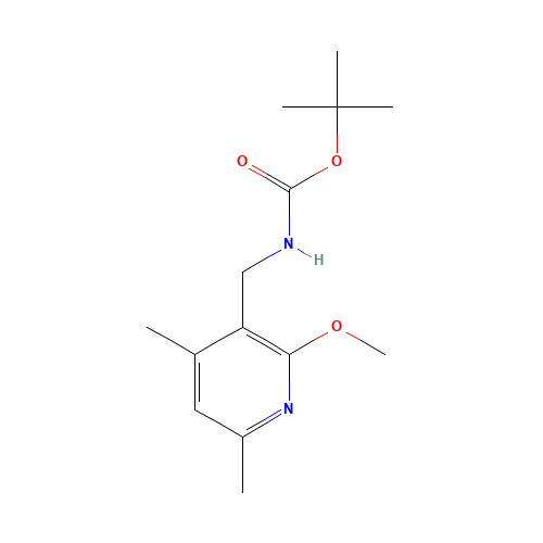 tert-butyl N-[(2-methoxy-4,6-dimethylpyridin-3-yl)methyl]carbamate (CAS: 1616288-77-7) - Related Chemical Product