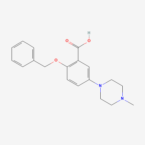 5-(4-methylpiperazin-1-yl)-2-phenylmethoxybenzoic acid (CAS: 1285516-33-7) - Related Chemical Product