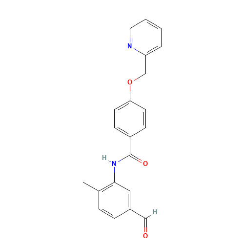 N-(5-formyl-2-methylphenyl)-4-(pyridin-2-ylmethoxy)benzamide (CAS: 1131604-86-8) - Related Chemical Product