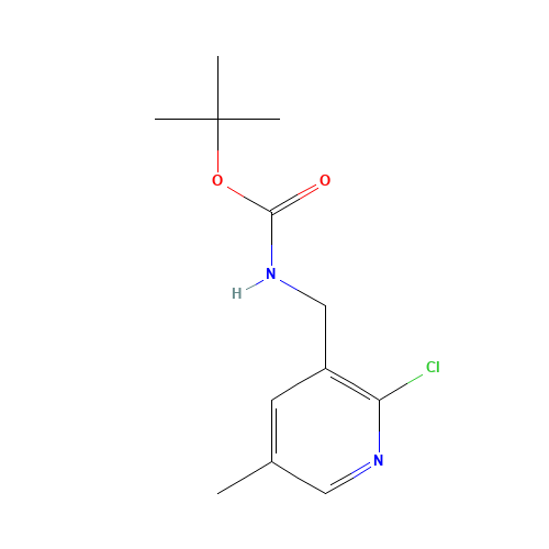 tert-butyl N-[(2-chloro-5-methylpyridin-3-yl)methyl]carbamate (CAS: 1203499-18-6) - Related Chemical Product