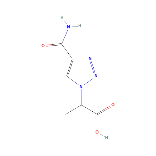 2-(4-carbamoyltriazol-1-yl)propanoic acid (CAS: 1190392-95-0) - Related Chemical Product