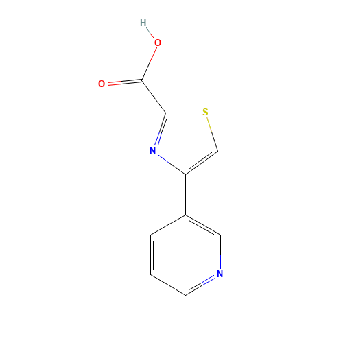 4-pyridin-3-yl-1,3-thiazole-2-carboxylic acid (CAS: 59020-46-1) - Related Chemical Product