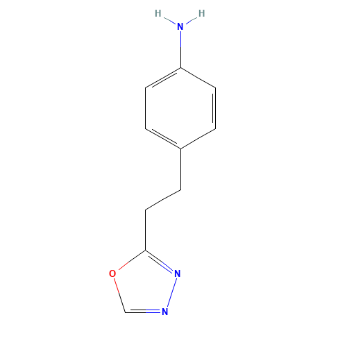 4-[2-(1,3,4-oxadiazol-2-yl)ethyl]aniline (CAS: 689251-60-3) - Related Chemical Product