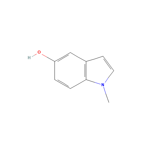 1-methylindol-5-ol (CAS: 13523-92-7) - Chemical Structure and Molecular Formula 