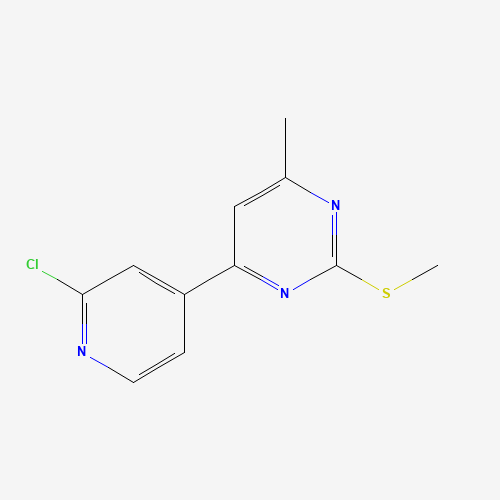 4-(2-chloropyridin-4-yl)-6-methyl-2-methylsulfanylpyrimidine (CAS: 861418-62-4) - Related Chemical Product