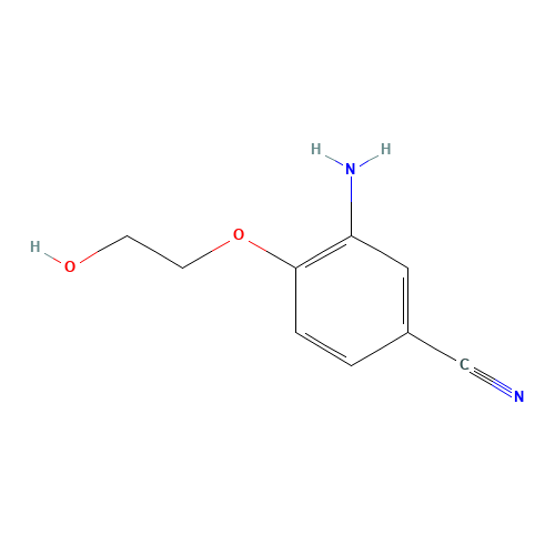 3-amino-4-(2-hydroxyethoxy)benzonitrile (CAS: 592552-43-7) - Related Chemical Product