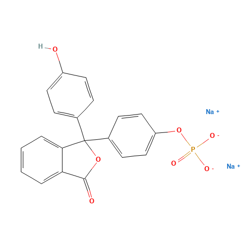 disodium;[4-[1-(4-hydroxyphenyl)-3-oxo-2-benzofuran-1-yl]phenyl] phosphate (CAS: 108321-15-9) - Related Chemical Product