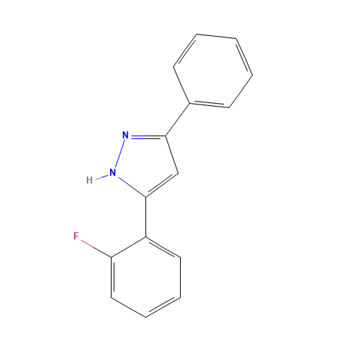 5-(2-fluorophenyl)-3-phenyl-1H-pyrazole (CAS: 763133-49-9) - Related Chemical Product
