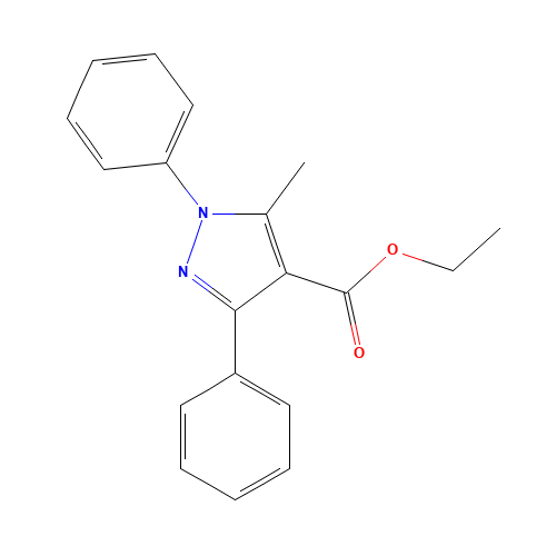ethyl 5-methyl-1,3-diphenylpyrazole-4-carboxylate (CAS: 7189-04-0) - Related Chemical Product