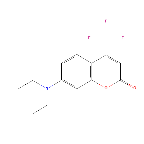 7-(diethylamino)-4-(trifluoromethyl)chromen-2-one (CAS: 41934-47-8) - Related Chemical Product
