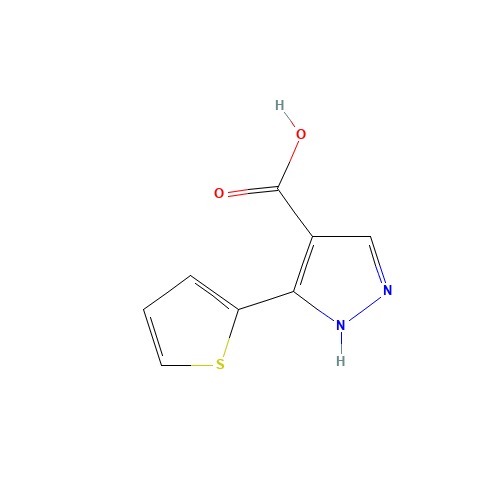 5-thiophen-2-yl-1H-pyrazole-4-carboxylic acid (CAS: 879996-80-2) - Related Chemical Product