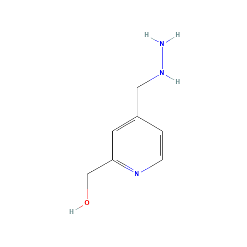 [4-(hydrazinylmethyl)pyridin-2-yl]methanol (CAS: 212914-70-0) - Chemical Structure and Molecular Formula 
