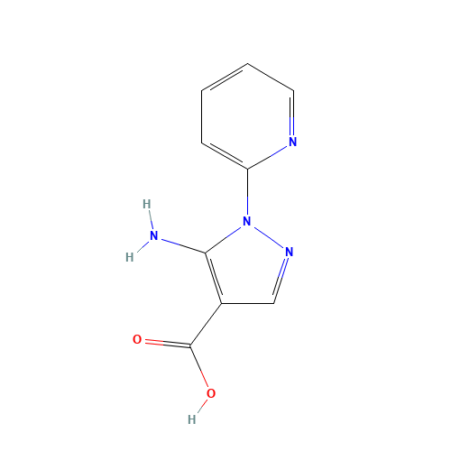 5-amino-1-pyridin-2-ylpyrazole-4-carboxylic acid (CAS: 126583-37-7) - Related Chemical Product