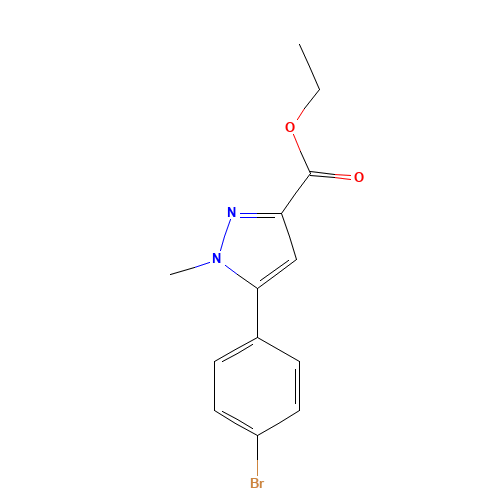 ethyl 5-(4-bromophenyl)-1-methylpyrazole-3-carboxylate (CAS: 852815-31-7) - Related Chemical Product