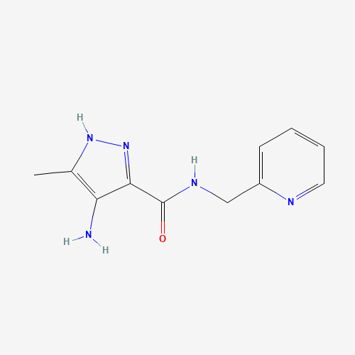4-amino-5-methyl-N-(pyridin-2-ylmethyl)-1H-pyrazole-3-carboxamide (CAS: 915372-12-2) - Related Chemical Product