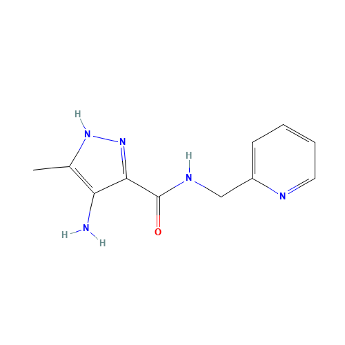 4-amino-5-methyl-N-(pyridin-2-ylmethyl)-1H-pyrazole-3-carboxamide (CAS: 915372-12-2) - Related Chemical Product