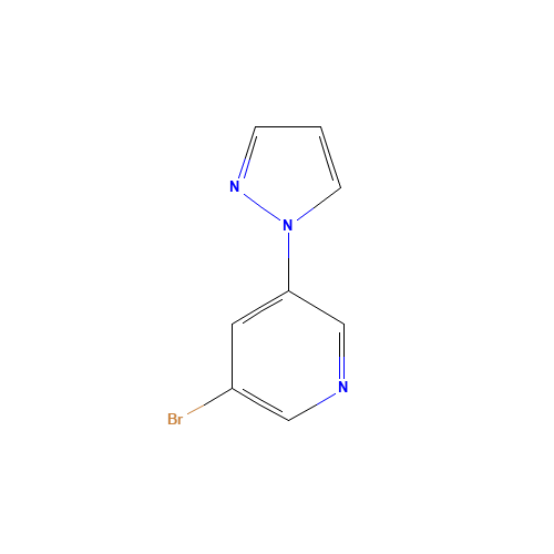 3-bromo-5-pyrazol-1-ylpyridine (CAS: 1209458-66-1) - Related Chemical Product