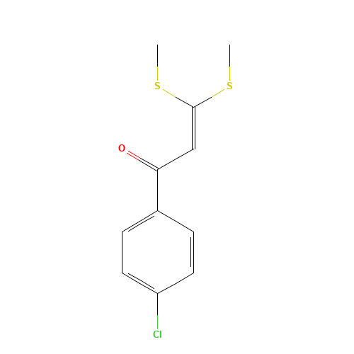 1-(4-chlorophenyl)-3,3-bis(methylsulfanyl)prop-2-en-1-one (CAS: 41467-26-9) - Related Chemical Product