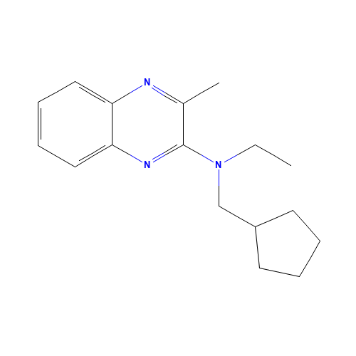 N-(cyclopentylmethyl)-N-ethyl-3-methylquinoxalin-2-amine (CAS: 956631-77-9) - Related Chemical Product