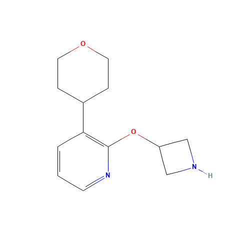 2-(azetidin-3-yloxy)-3-(oxan-4-yl)pyridine (CAS: 1350608-15-9) - Related Chemical Product