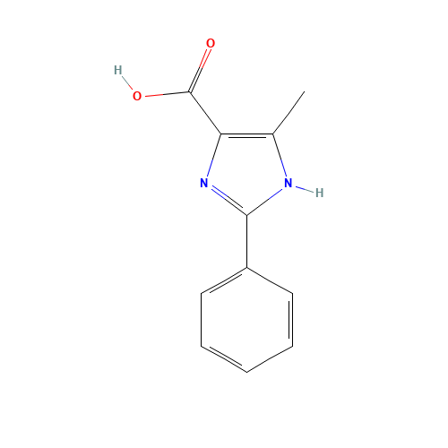 5-methyl-2-phenyl-1H-imidazole-4-carboxylic acid (CAS: 28824-94-4) - Related Chemical Product