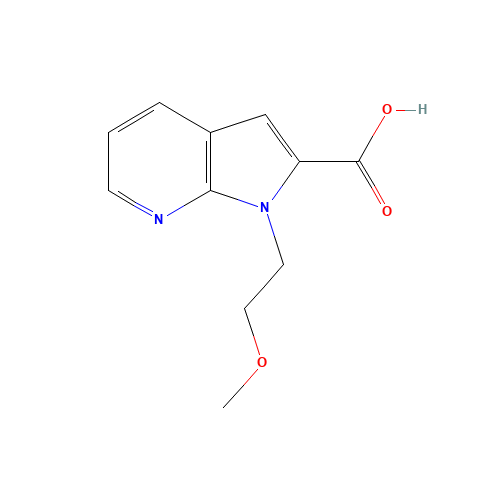 1-(2-methoxyethyl)pyrrolo[2,3-b]pyridine-2-carboxylic acid (CAS: 1313266-43-1) - Related Chemical Product
