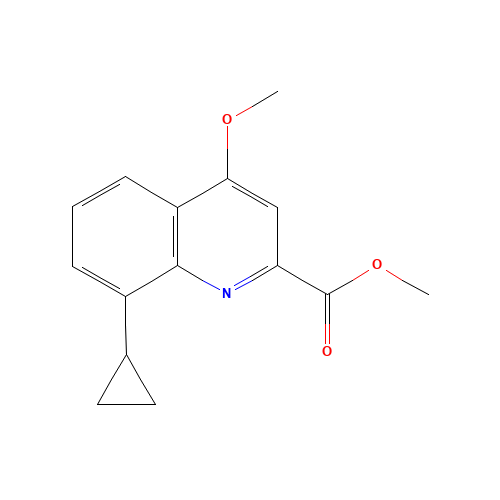 methyl 8-cyclopropyl-4-methoxyquinoline-2-carboxylate (CAS: 921760-94-3) - Related Chemical Product