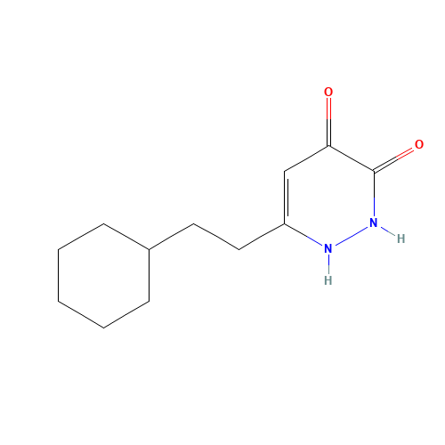 6-(2-cyclohexylethyl)-1,2-dihydropyridazine-3,4-dione (CAS: 1425511-10-9) - Chemical Structure and Molecular Formula 