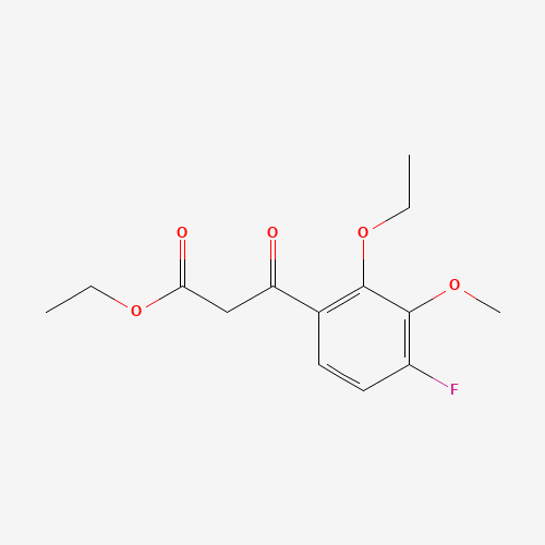 ethyl 3-(2-ethoxy-4-fluoro-3-methoxyphenyl)-3-oxopropanoate (CAS: 656234-56-9) - Related Chemical Product